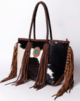 American Darling ADBGM276B Tote Hair-On Genuine Leather Women Bag Western Handbag Purse