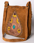 American Darling ADBGM304A Cross Body I Hand Tooled Genuine Leather Women Bag Western Handbag Purse
