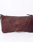 American Darling Cross Body I Hand Tooled Hair-On Genuine Leather Women Bag Western Handbag Purse
