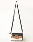 American Darling Cross Body I Hand Tooled Hair-On Genuine Leather Women Bag Western Handbag Purse