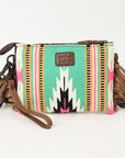 American Darling Cross Body Hand Tooled Saddle Blanket Genuine Leather Women Bag Western Handbag Purse