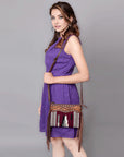 American Darling Cross Body Hand Tooled Saddle Blanket Genuine Leather Women Bag Western Handbag Purse