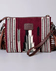 American Darling Cross Body Hand Tooled Saddle Blanket Genuine Leather Women Bag Western Handbag Purse