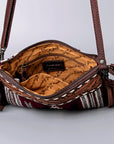 American Darling Cross Body Hand Tooled Saddle Blanket Genuine Leather Women Bag Western Handbag Purse