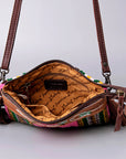 American Darling Cross Body Hand Tooled Saddle Blanket Genuine Leather Women Bag Western Handbag Purse