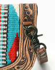 ADBG829G American Darling Hand Tooled Saddle Blanket Genuine Leather Women Bag Western Handbag Purse