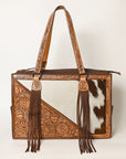 American Darling Tote Hand Tooled Saddle Blanket Genuine Leather Women Bag Western Handbag Purse