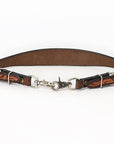 Bar H Equine Genuine Western American Leather Horse Premium Headstall & Breast Collar Set