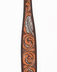 Bar H Equine Genuine Western American Leather Horse Premium Headstall & Breast Collar Set