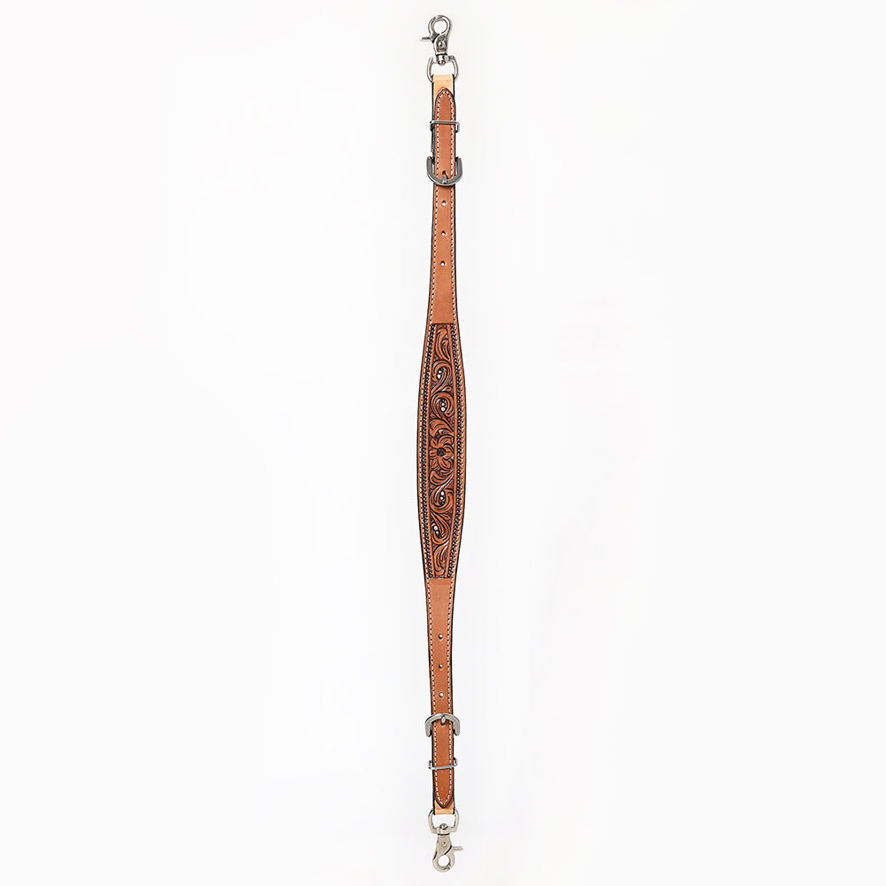 Bar H Equine Genuine Western American Leather Horse Premium Headstall &amp; Breast Collar Set