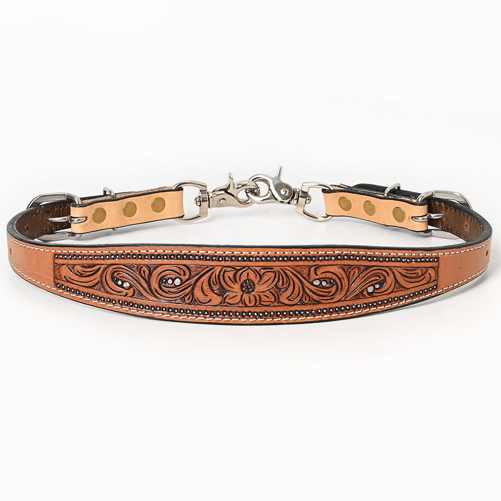 Bar H Equine Genuine Western American Leather Horse Premium Headstall &amp; Breast Collar Set