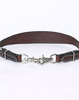 Bar H Equine Genuine Western American Leather Horse Premium Headstall & Breast Collar Set