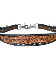 Bar H Equine Genuine Western American Leather Horse Premium Headstall & Breast Collar Set