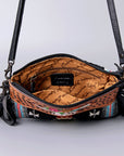American Darling Cross Body Hand Tooled Saddle Blanket Genuine Leather Women Bag Western Handbag Purse