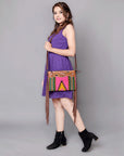 American Darling Cross Body Hand Tooled Saddle Blanket Genuine Leather Women Bag Western Handbag Purse