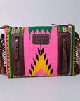 American Darling Cross Body Hand Tooled Saddle Blanket Genuine Leather Women Bag Western Handbag Purse