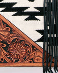 American Darling Tote Hand Tooled Saddle Blanket Genuine Leather Women Bag Western Handbag Purse