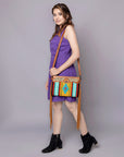 American Darling Cross Body Hand Tooled Saddle Blanket Genuine Leather Women Bag Western Handbag Purse