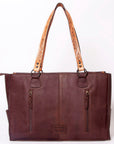 American Darling Tote Hand Tooled Saddle Blanket Genuine Leather Women Bag Western Handbag Purse