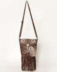 American Darling ADBGZ638A Messenger Genuine Leather Women Bag Western Handbag Purse