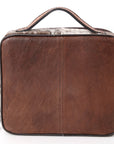 American Darling Jewelry Case Hand Tooled Hair-On Genuine Leather Women Bag Western Handbag Purse