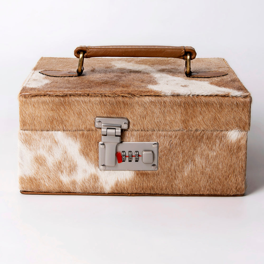 American Darling ADBGA325 Jewelry Case Hair-On Genuine Leather Women Bag Western Handbag Purse