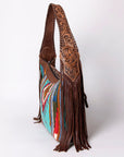 American Darling Hobo Hair On Genuine Leather women bag western handbag purse