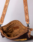 American Darling Saddle Blanket Genuine Leather Women Bag Western Handbag Purse