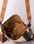 American Darling Saddle Blanket Genuine Leather Women Bag Western Handbag Purse