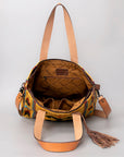 American Darling Tote Saddle Blanket Genuine Leather Women Bag Western Handbag Purse