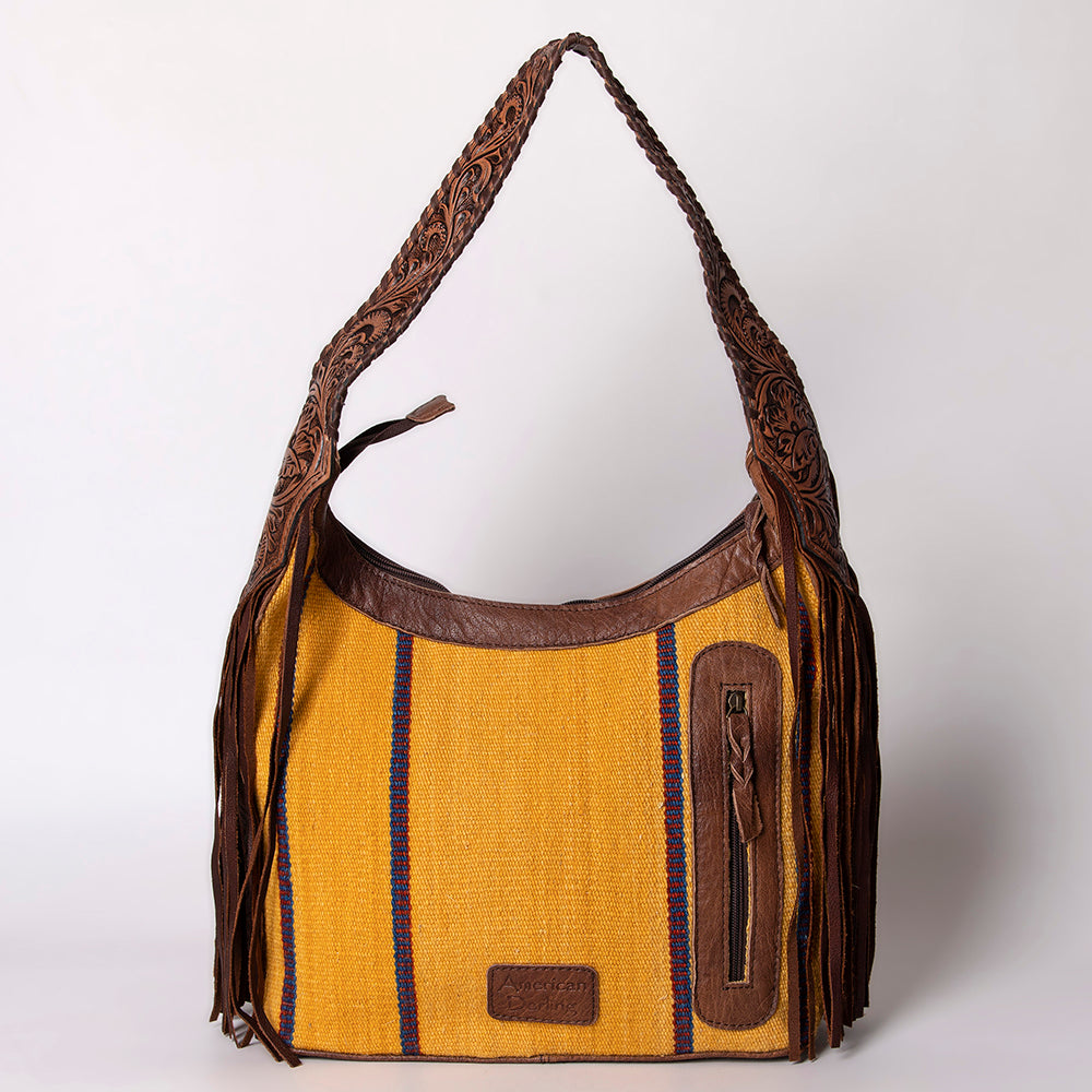 American Darling Hobo Hair On Genuine Leather women bag western handbag purse