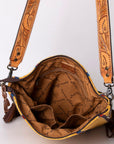 American Darling Saddle Blanket Genuine Leather Women Bag Western Handbag Purse