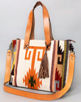 American Darling Tote Saddle Blanket Genuine Leather Women Bag Western Handbag Purse