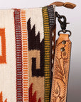 American Darling Saddle Blanket Genuine Leather Women Bag Western Handbag Purse