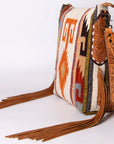 American Darling Saddle Blanket Genuine Leather Women Bag Western Handbag Purse