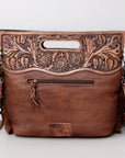 American Darling Clutch Hand Tooled Saddle Blanket Fabric Genuine Leather Western Women Bag Handbag Purse | Purses for Cute