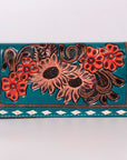 American Darling Clutch Hand Tooled Genuine Leather Women Bag Western Handbag Purse