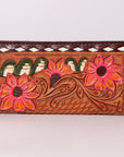 American Darling Clutch Hand Tooled Genuine Leather Women Bag Western Handbag Purse