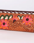 American Darling Clutch Hand Tooled Genuine Leather Women Bag Western Handbag Purse