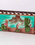 American Darling Clutch Hand Tooled Genuine Leather Women Bag Western Handbag Purse