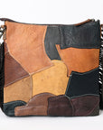 American Darling ADBG1054 Crossbody Saddle Blanket Genuine Leather Women Bag Western Handbag Purse