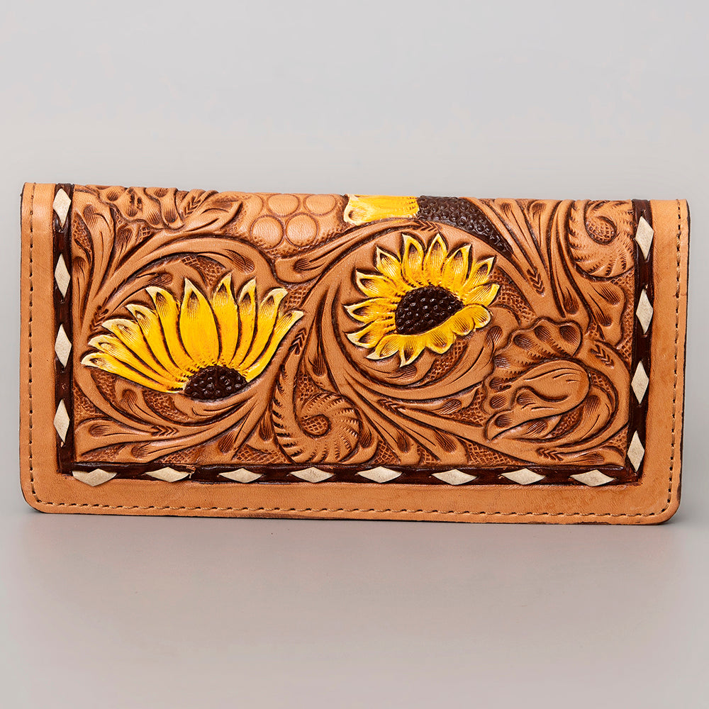 American Darling Clutch Hand Tooled Genuine Leather Women Bag Western Handbag Purse