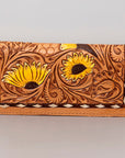 American Darling Clutch Hand Tooled Genuine Leather Women Bag Western Handbag Purse