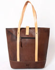 American Darling ADBGM299B Tote Genuine Leather Women Bag Western Handbag Purse