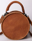 American Darling ADBG1025A Canteen Hand Tooled Genuine Leather women bag western handbag purse