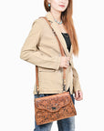 ADBG1057 American Darling Wallet Hand Tooled Genuine Leather women bag western handbag purse