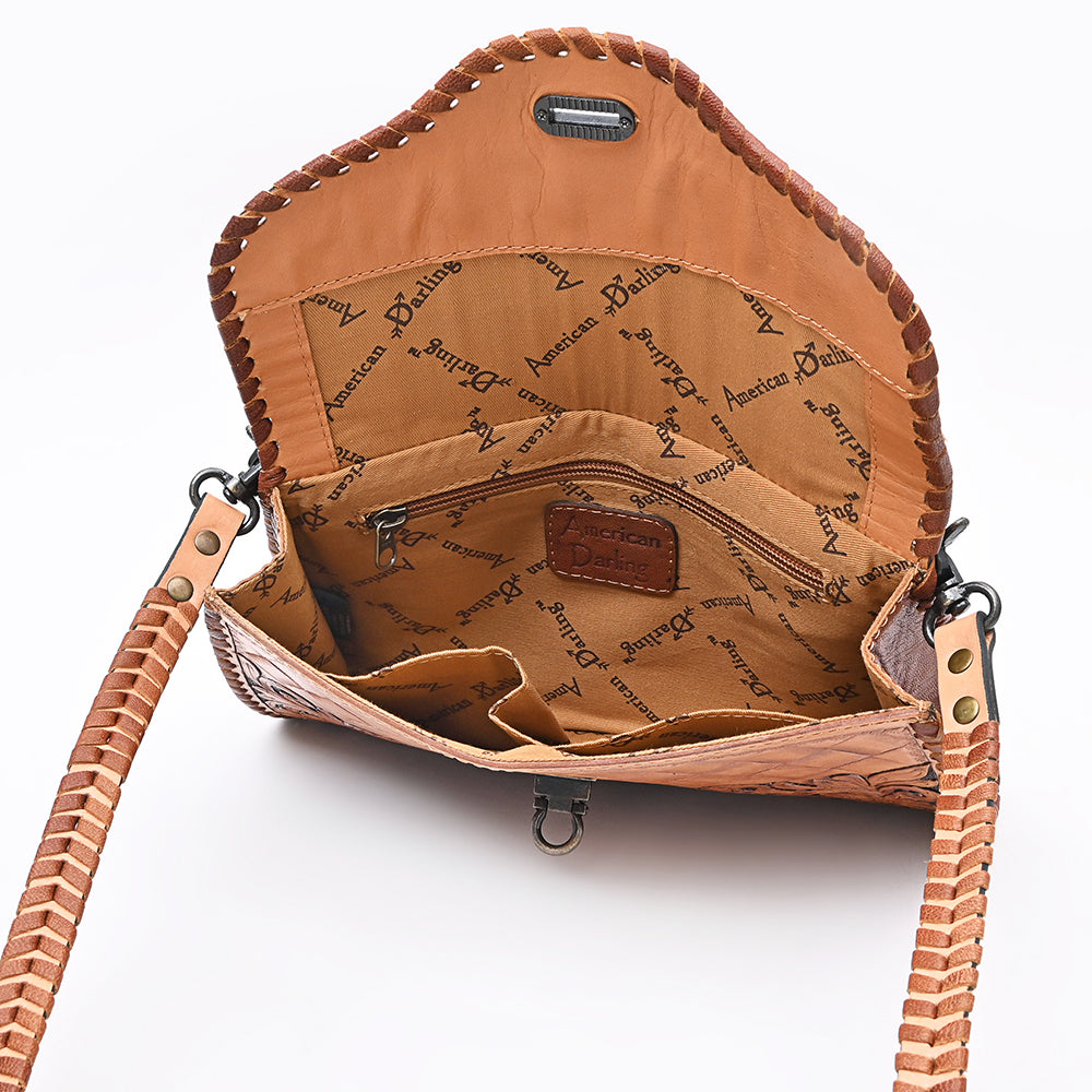 ADBG1057 American Darling Wallet Hand Tooled Genuine Leather women bag western handbag purse