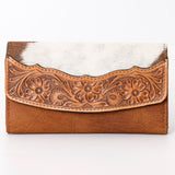 ADBG1066 American Darling Wallet Hand Tooled Hair-On Genuine Leather women bag western handbag purse