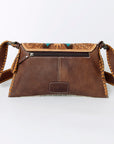 ADBG1068 American Darling Wallet Hand Tooled Hair-On Genuine Leather women bag western handbag purse