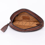 ADBG1071 American Darling Wristlet Hand Tooled Genuine Leather women bag western handbag purse